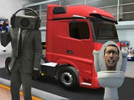 Truck Simulator Skibidi Toilet cover