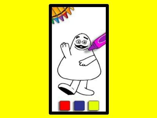 Grimace Coloring Book cover